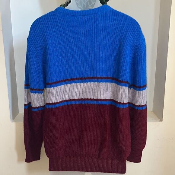 Men’s L Vintage Made in the USA Scandia Ski Sweater - Picture 7 of 13